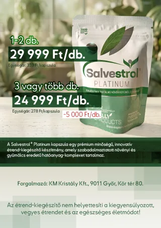 A Salvestrol Platinum kapszula aktuális ajánlata webáruházunkban.