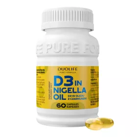 DuoLife D3 in Nigella Oil kapszula (60x)